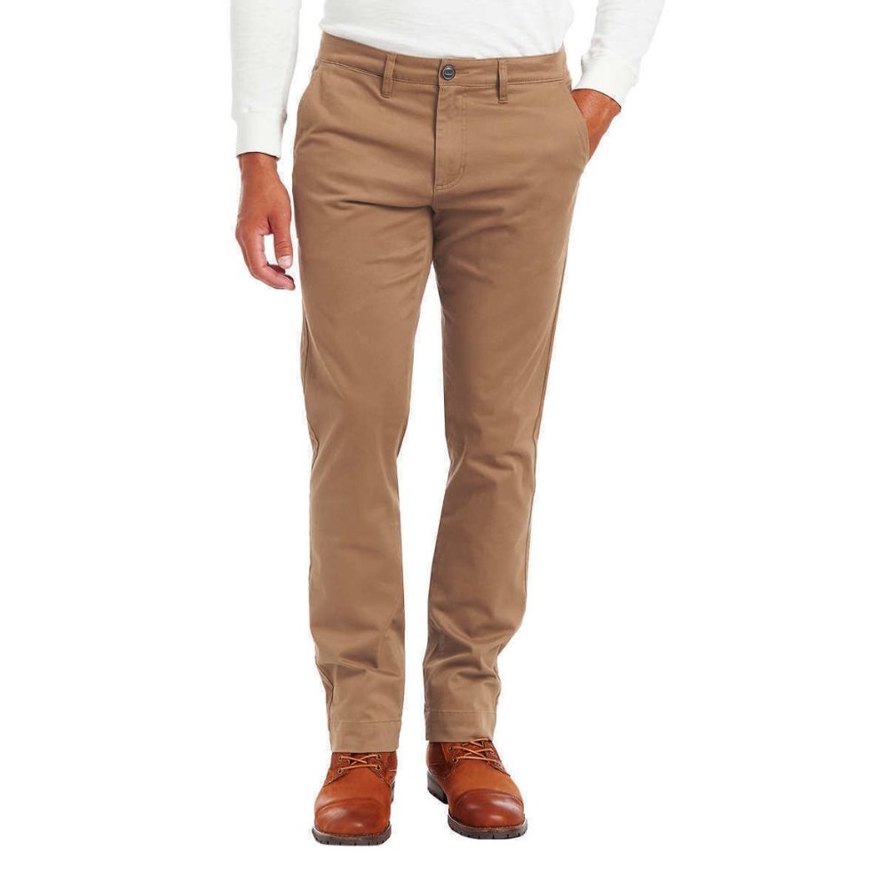 Jachs New York Men's Flannel Lined Chino Pants,Tan,New With Tag
